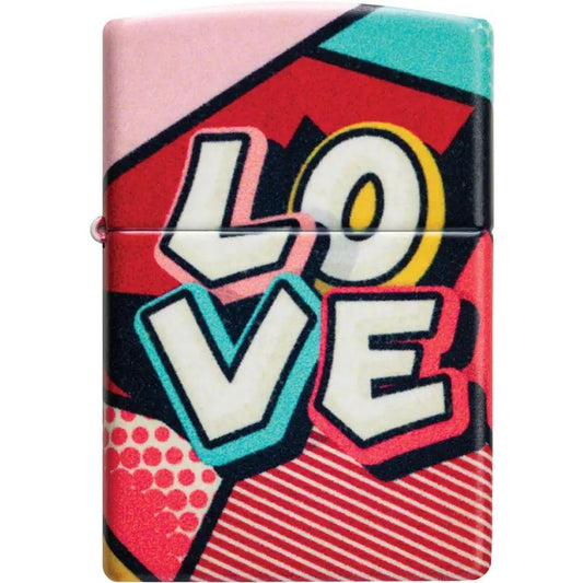 Zippo Love Design Lighter - 540 Color Process Finish Gift Ready For Couples Friends And Lovers by Zippo