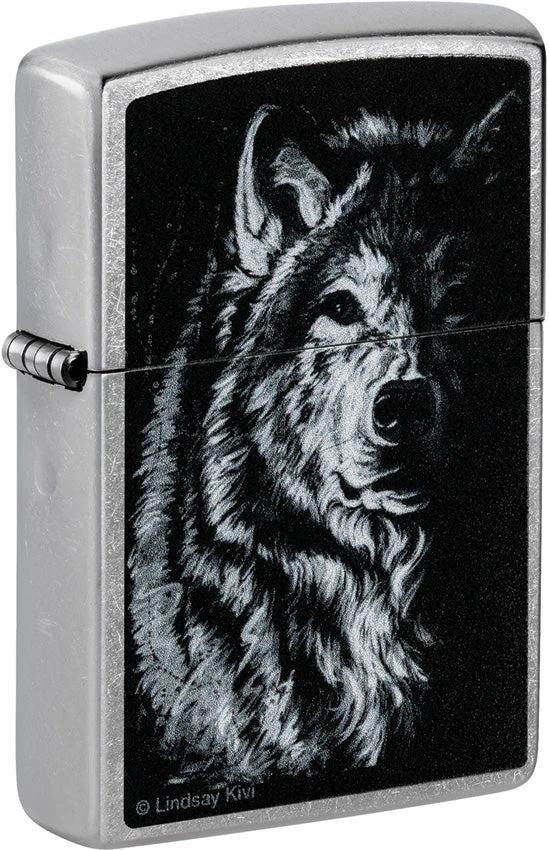 Zippo Lindsay Kivi Wolf Lighter 46149 by Zippo