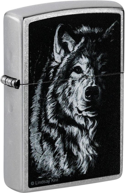Zippo Lindsay Kivi Wolf Lighter 46149 by Zippo