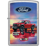Zippo Ford Truck Lighter Street Chrome Finish - Officially Licensed Ford Trademark Collectible Gift by Zippo