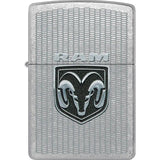 Zippo Ram Logo Lighter Street Chrome - Collectors Edition Gift For Outdoorsmen And Fans by Zippo