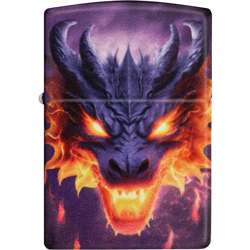 Zippo Glowing Dragon Lighter - Premium Glow In The Dark Display Piece For Collectors And Dragon Fans by Zippo