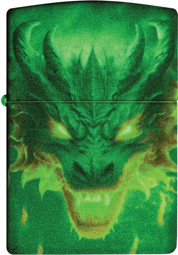 Zippo Glowing Dragon Lighter - Premium Glow In The Dark Display Piece For Collectors And Dragon Fans by Zippo