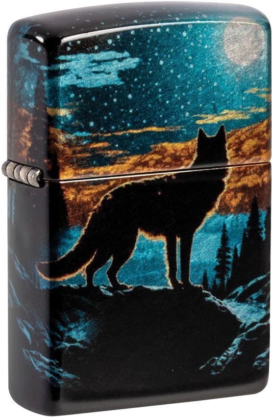 Zippo Moonlight Wolf Lighter 46252 by Zippo