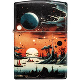 Zippo Galactic Landscape Lighter 46254 - Space Themed Design With Boxed Gift Ready For Collectors by Zippo