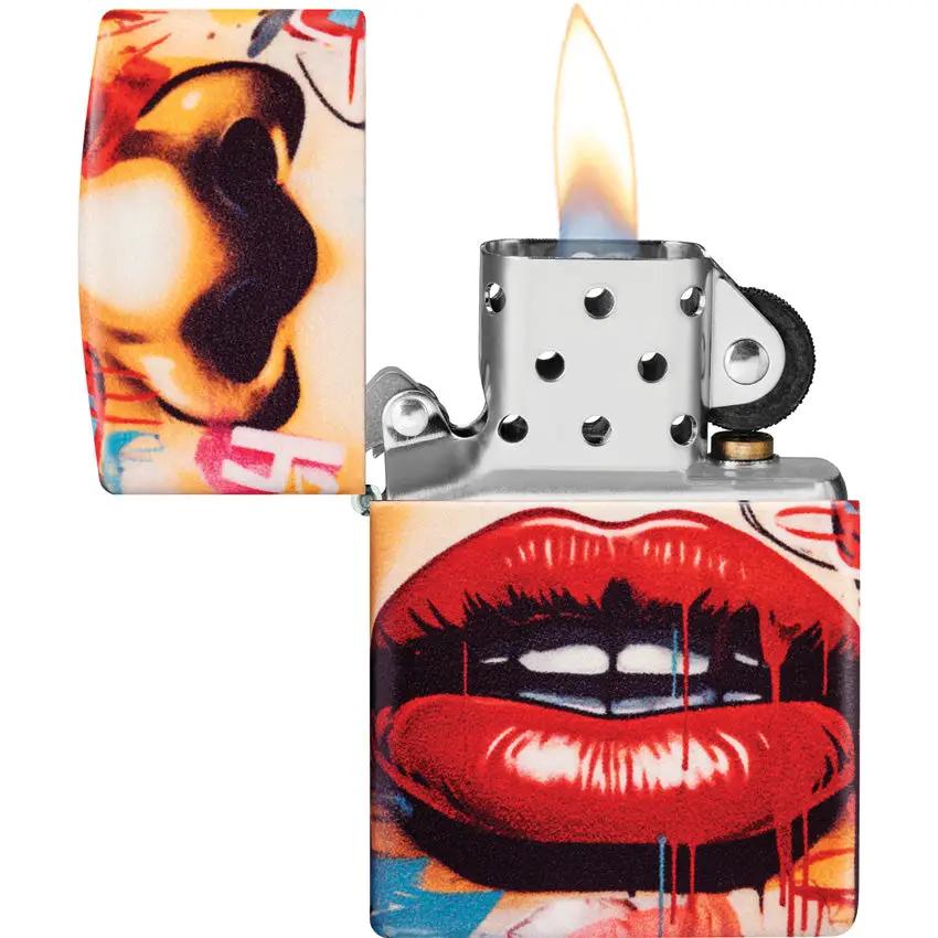 Zippo Street Art Lighter 46257 - Vibrant 540 Color Process Finish, Boxed Gift for Collectors by Zippo