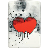 Zippo Love Drip Lighter - Glow In The Dark Finish Gift Boxed For Collectors And Lighters Enthusiasts by Zippo