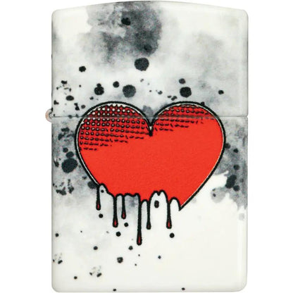 Zippo Love Drip Lighter - Glow In The Dark Finish Gift Boxed For Collectors And Lighters Enthusiasts by Zippo
