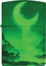 Zippo Moon Dream Lighter Glow In The Dark 540 Color Process Boxed Gift For Collectors by Zippo