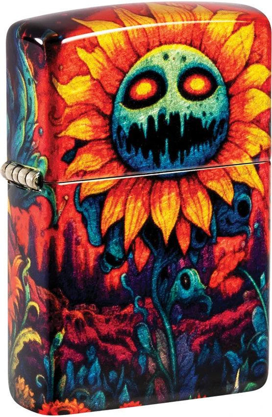 Zippo Spooky Sunflower Lighter 46267 by Zippo