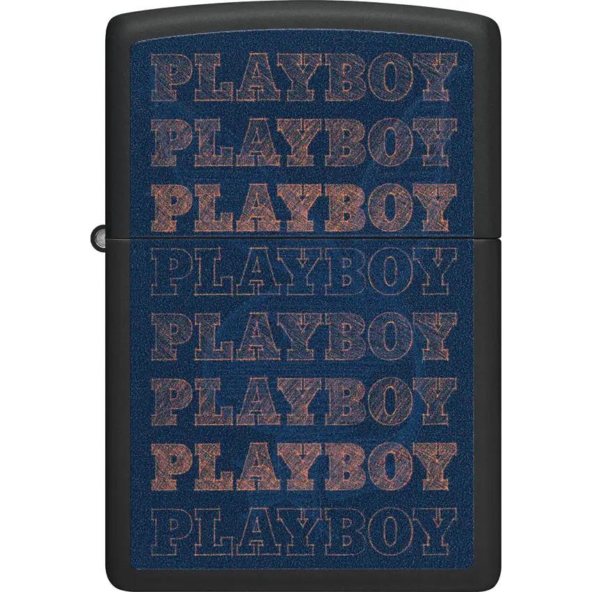 Zippo Playboy Lighter 46272 Matte Black - Black Light Sensitive Surface For Collectors And Lighter Enthusiasts by Zippo