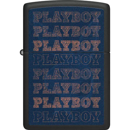Zippo Playboy Lighter 46272 Matte Black - Black Light Sensitive Surface For Collectors And Lighter Enthusiasts by Zippo