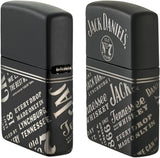 Zippo Jack Daniels Lighter 46279 - Black Matte Premium Laser 360 Design For Collectors by Zippo