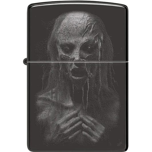 Zippo Monster Lighter 46292 - High Polish Black Ice Finish For Everyday Carry And Gift Ready by Zippo
