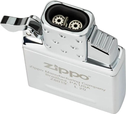 Zippo Double Torch Butane Insert 65851 With Adjustable Flame And Refillable Design Fits All Regular Zippo Lighter Cases by Zippo