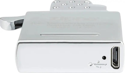 Zippo USB Rechargeable Double Arc Lighter Insert - Push Button Ignition For Outdoor Enthusiasts by Zippo