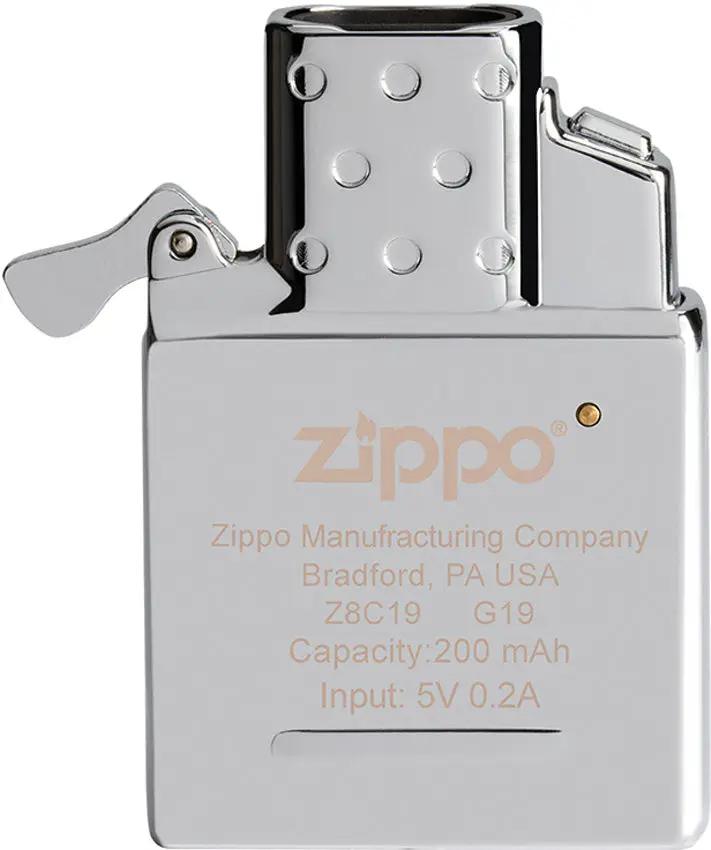 Zippo USB Rechargeable Double Arc Lighter Insert - Push Button Ignition For Outdoor Enthusiasts by Zippo