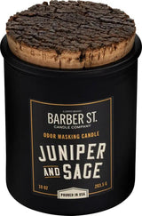 Zippo Barber Street Juniper Candle - 10 Oz Soy Wax With Cedar Wick Odor Masking For Him by Zippo
