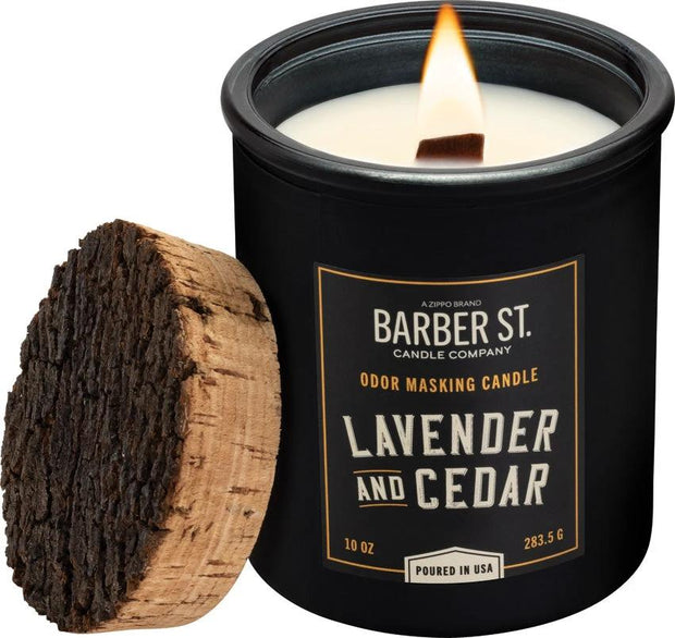 Zippo Barber Street Candle Lavender 70027 by Zippo