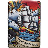 Zippo Nautical Tattoo Lighter - Bold Tattoo Artwork With 540 Color Process For Collectors by Zippo