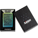 Zippo John Smith Gumbula Lighter - Teal High Polish Finish Boxed Gift For Collectors by Zippo