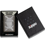 Zippo Lighter John Smith Gumbula Design 49612 - Black Ice Finish For Collectors And Gift by Zippo