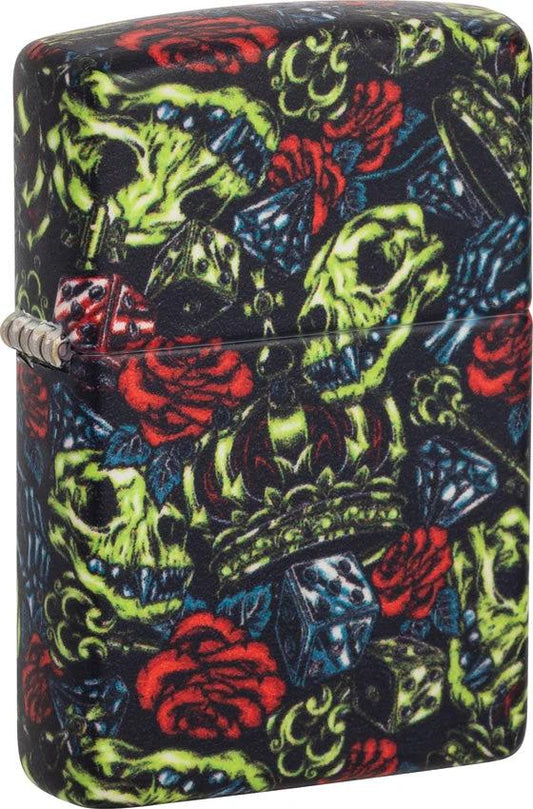 Zippo Skull Crown Design Lighter 49696 by Zippo