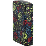 Zippo Skull Crown Design Lighter - Premium 540 Color Wrap Finish For Collectors And Gift Buyers by Zippo