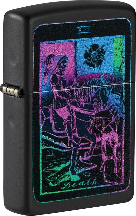 Zippo Black Light Tarot Card 49698 by Zippo