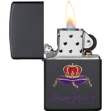 Zippo Crown Royal Design Lighter - Officially Licensed Collectors Edition Gift Boxed For Crown Royal Fans by Zippo