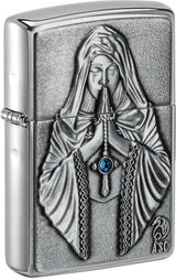 Zippo Praying Woman Emblem 49756 by Zippo