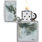 Zippo Luis Royo Design Lighter Street Chrome Finish - Collectible Art Gift for Dark Fantasy Fans by Zippo