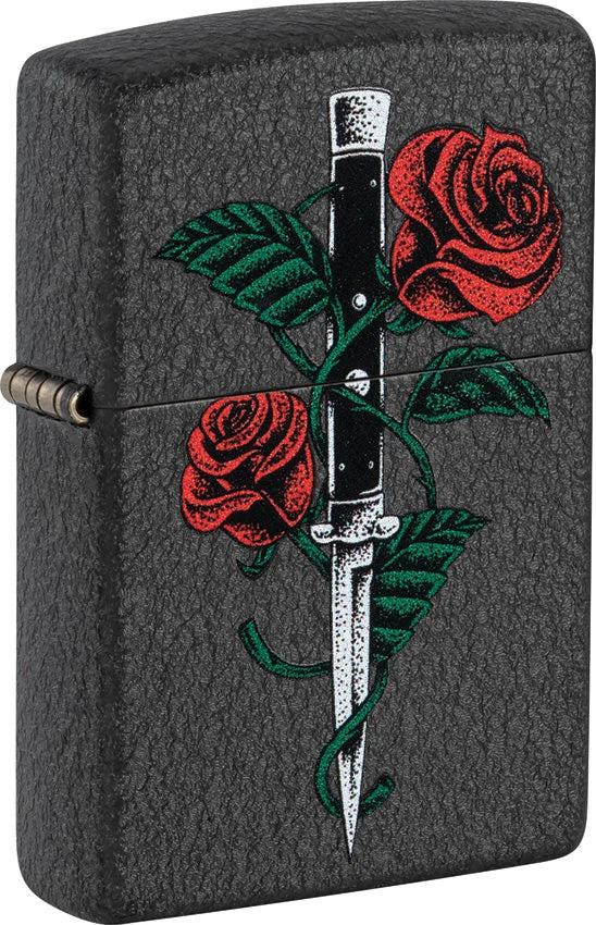 Zippo Rose Dagger Tattoo Lighter 49778 by Zippo
