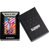 Zippo Lady Liberty Lighter - Black Matte Finish Gift Ready Boxed Patriotic Collectible For Zippo Fans by Zippo