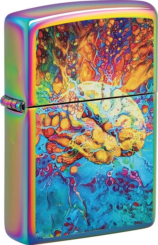 Zippo Psychedelic Brain Lighter 49787 by Zippo