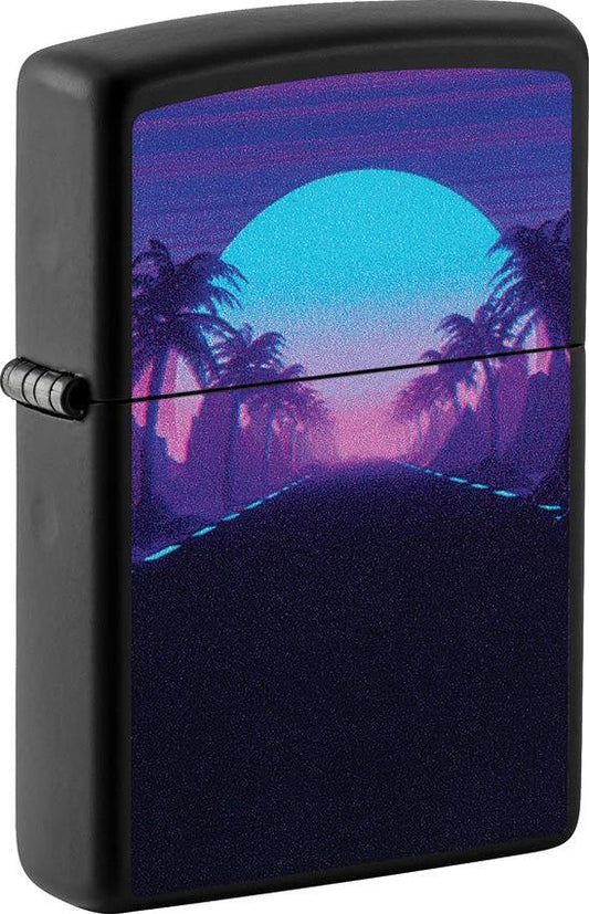 Zippo Sunset Black Light Lighter 49809 by Zippo