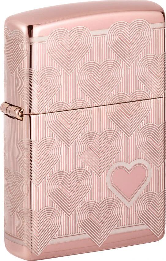 Zippo Heart Design Lighter 49811 by Zippo