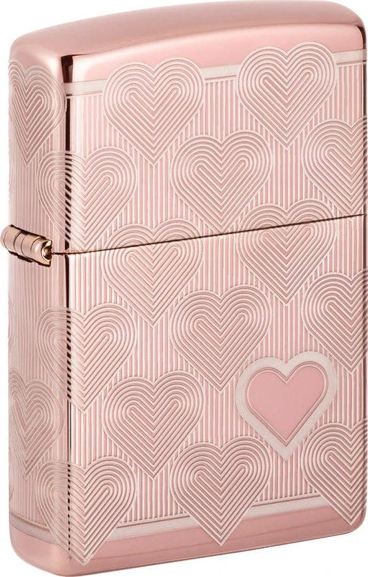Zippo Heart Design Lighter 49811 by Zippo