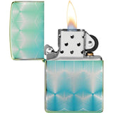 Zippo Classic Teal Lighter - High Polish Teal Finish for Collectors and Outdoors Enthusiasts by Zippo