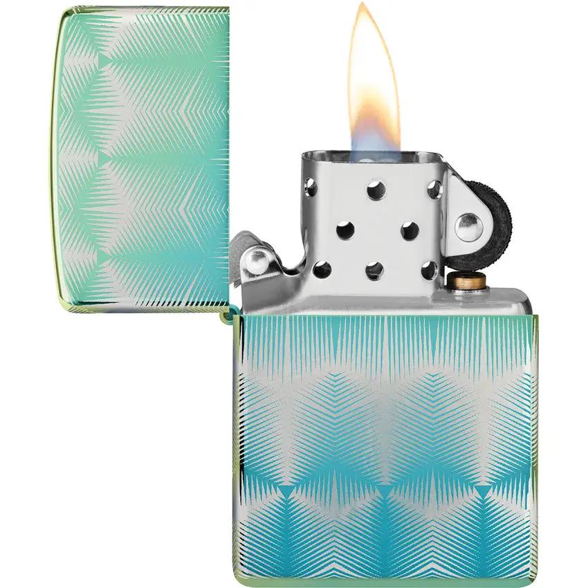 Zippo Classic Teal Lighter - High Polish Teal Finish for Collectors and Outdoors Enthusiasts by Zippo