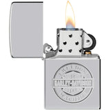 Zippo Harley-Davidson Authentic Licensed Lighter - High Polish Chrome Finish For Biker Enthusiasts by Zippo