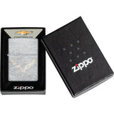 Zippo Corvette Lighter - Brushed Chrome Finish Officially Licensed GM Collectors Edition For Corvette Enthusiasts by Zippo