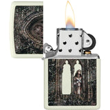 Zippo Victoria Frances Lighter 49836 - Glow In The Dark Finish For Collectors Worldwide by Zippo