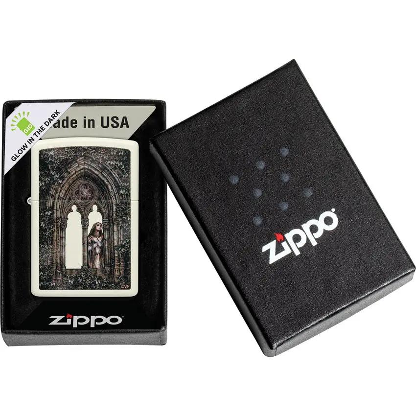 Zippo Victoria Frances Lighter 49836 - Glow In The Dark Finish For Collectors Worldwide by Zippo