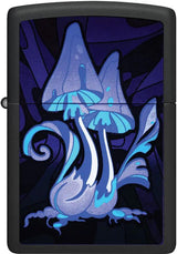 Zippo Counter Culture Lighter 48386 - Black Matte Light Sensitive Finish Reveals Subtle UV Accents by Zippo