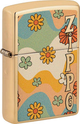 Zippo Flower Power Design Lighter 48503 by Zippo