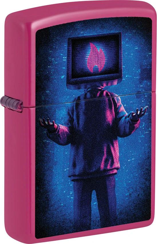 Zippo Flame TV Man Lighter 48515 by Zippo