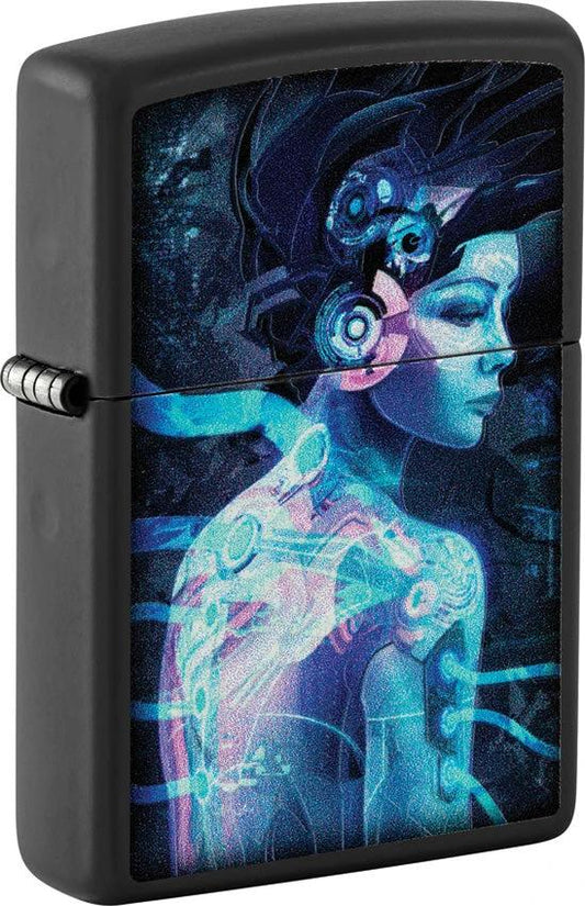 Zippo Cyborg Woman Design 48517 by Zippo