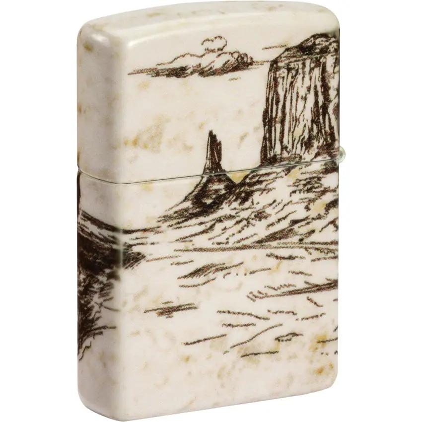 Zippo Western Design Lighter - Collectible Western Motif With Ready To Gift Premium Gift Box by Zippo