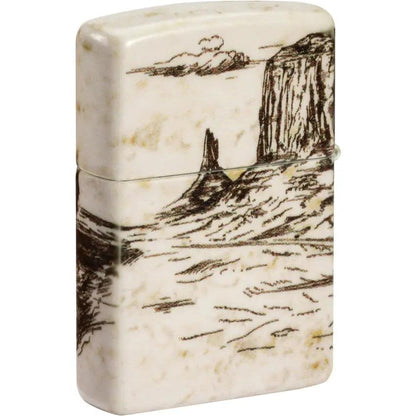 Zippo Western Design Lighter - Collectible Western Motif With Ready To Gift Premium Gift Box by Zippo